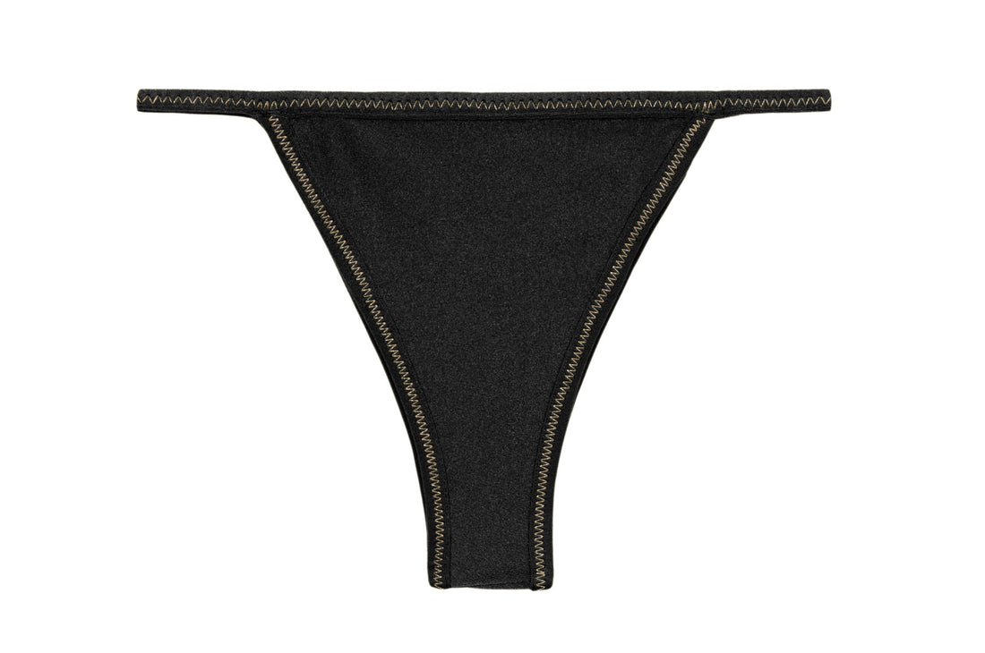 Product Front: Rio De Sol Bikini Bottoms Bottom Shimmer-Black California