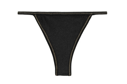 Product Front: Rio De Sol Bikini Bottoms Bottom Shimmer-Black California