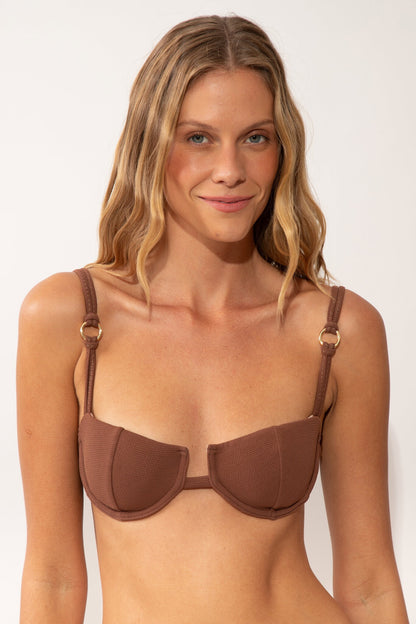 Gallery: Rio De Sol Bikini Tops Top Sand-Cappuccino Juliette-Aya