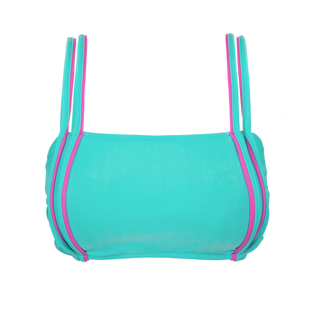 Product Front: Rio De Sol Bikini Tops Top Duo Pink Blue