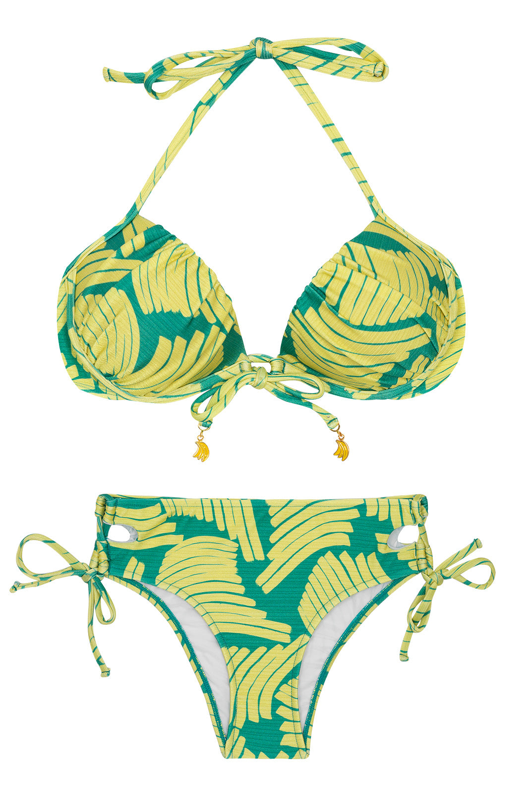 Product Front: Rio De Sol Two Piece Swimwear Banana Yellow Balconet