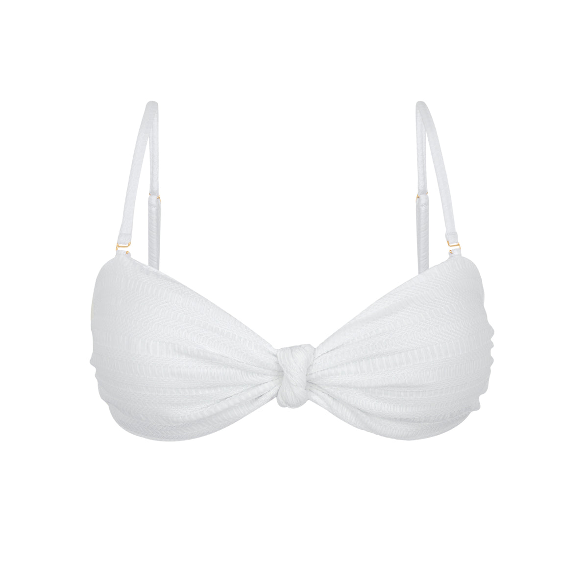 Product Front: Rio De Sol Top Top Memphis-White Bandeau-Joy