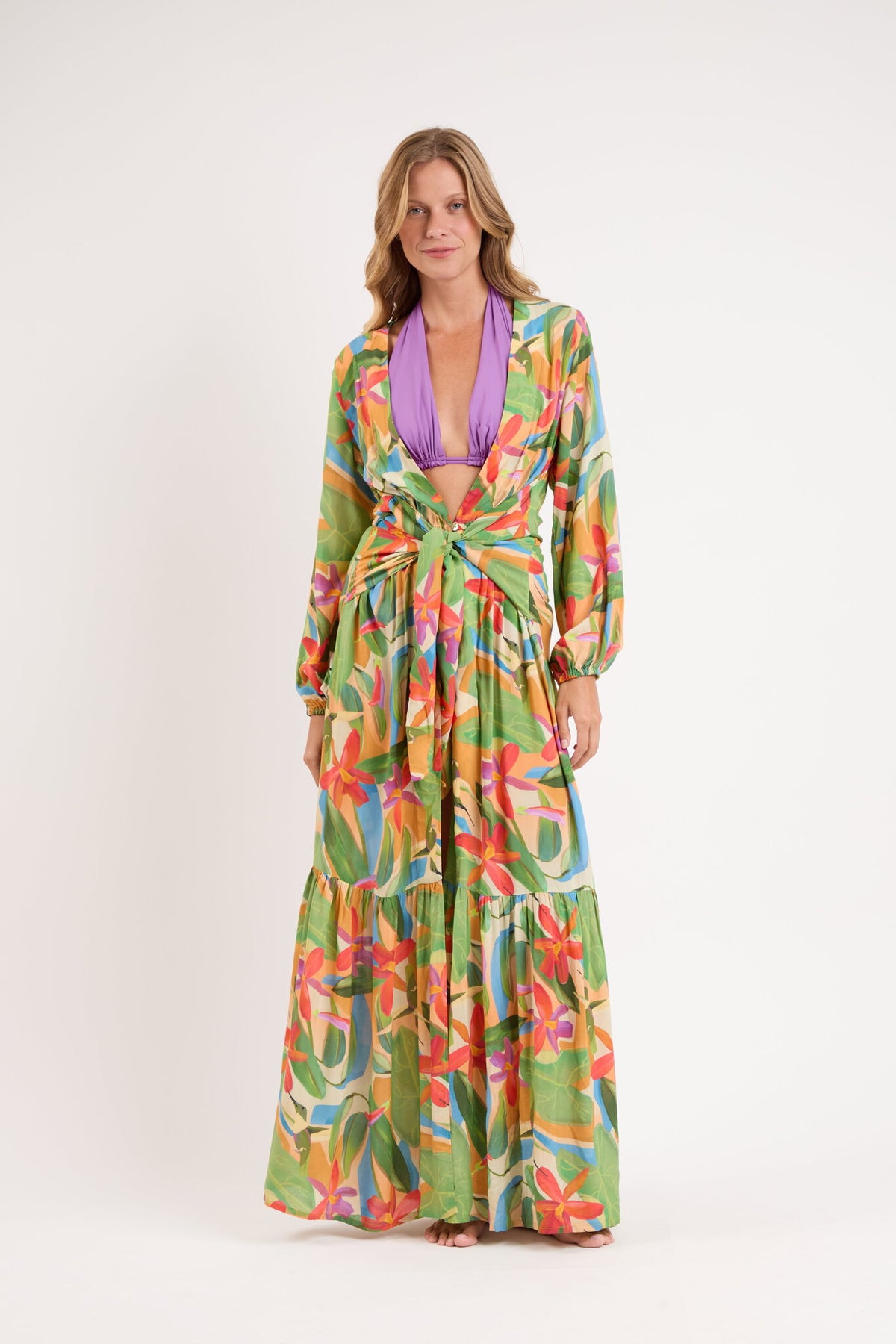 Image 06: Rio De Sol Maxi Dresses Tropical Long Dress Verona