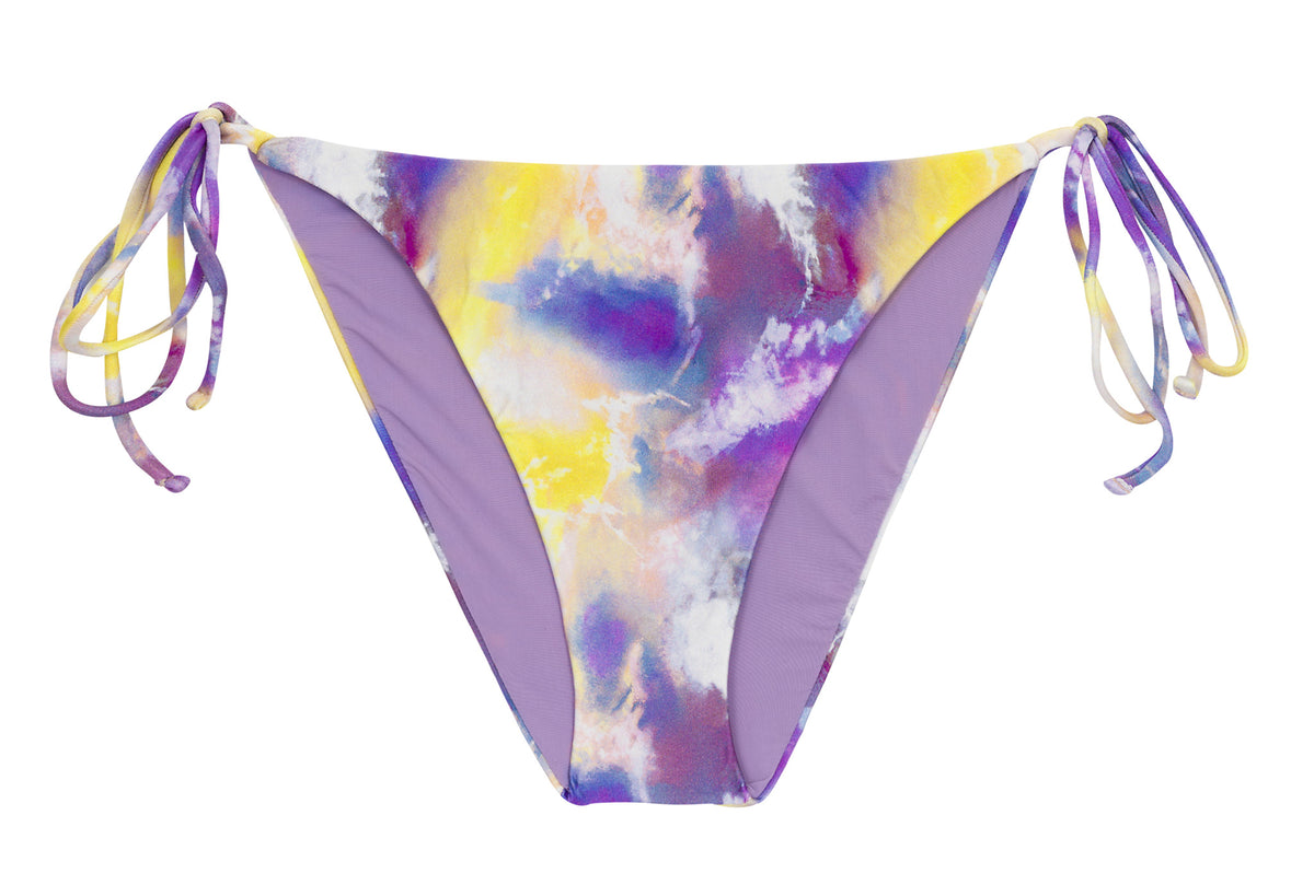 Product Front: Rio De Sol Bikini Bottoms Bottom Tiedye-Purple Ibiza-Comfy