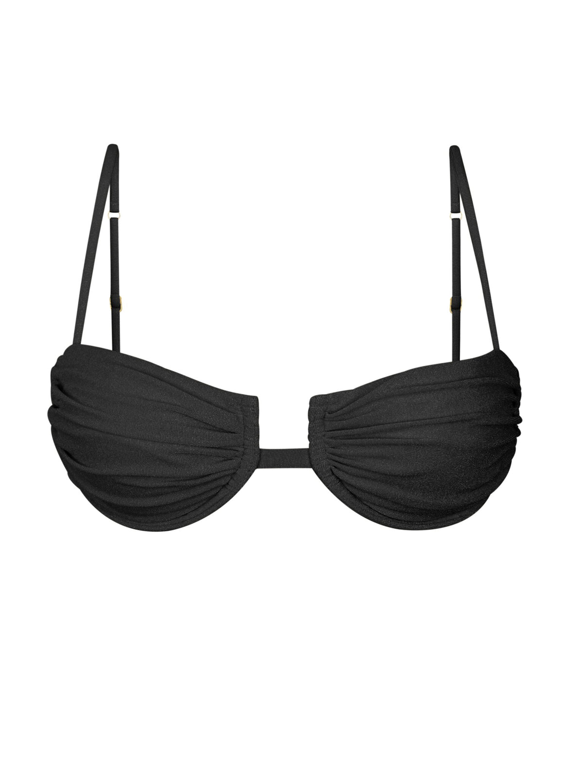 Product Front: Rio De Sol Bikini Tops Top Malibu-Black Zaya