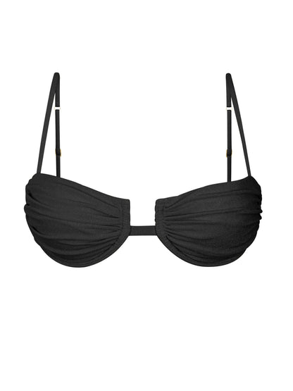 Product Front: Rio De Sol Bikini Tops Top Malibu-Black Zaya