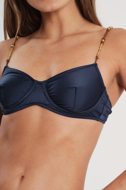 Image 06: Blueman Bikini Tops Top Navy-Blue Perfume