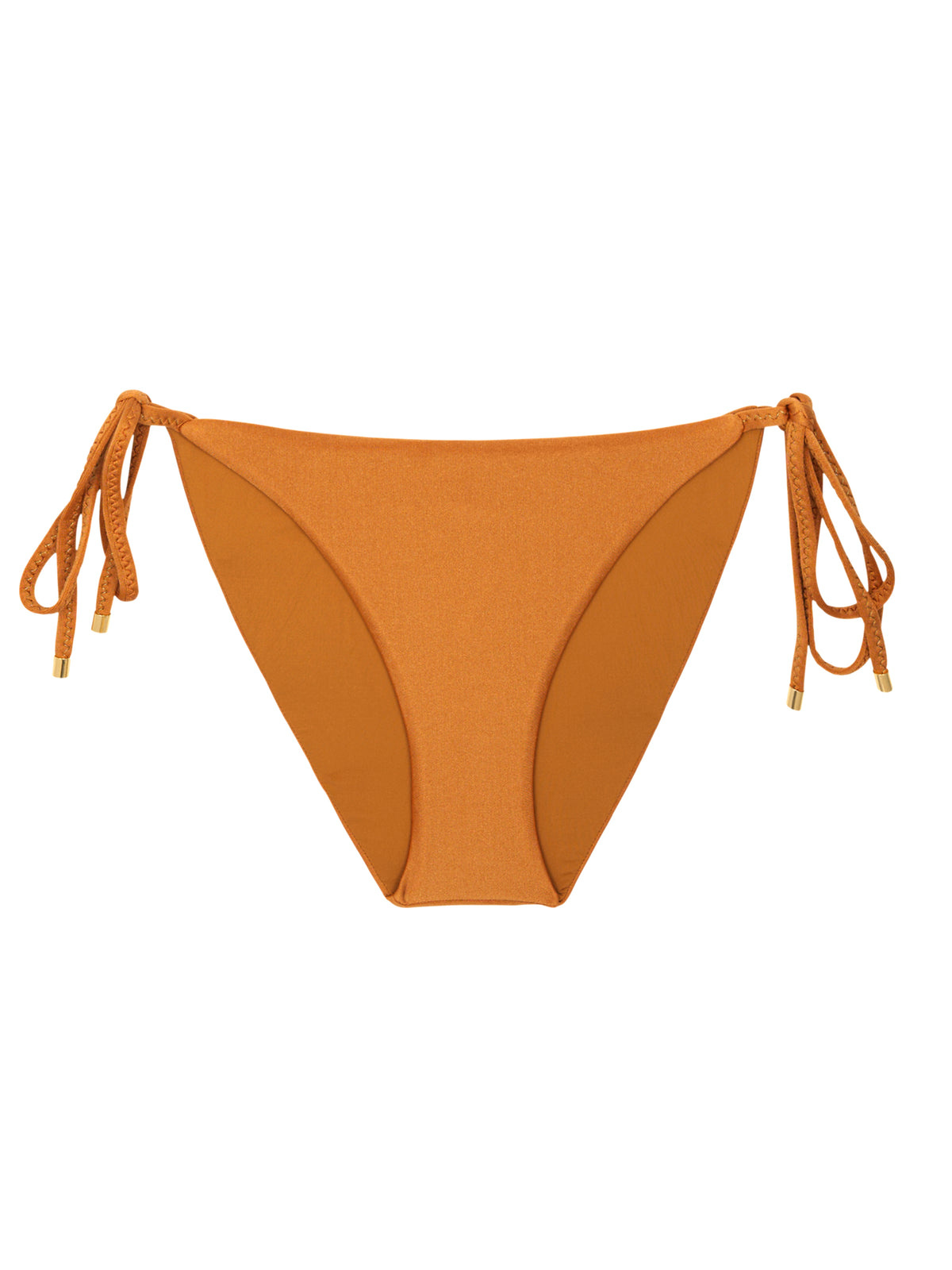 Product Front: Rio De Sol Bikini Bottoms Bottom Shimmer-Nocciola Ibiza-Comfy-Gold