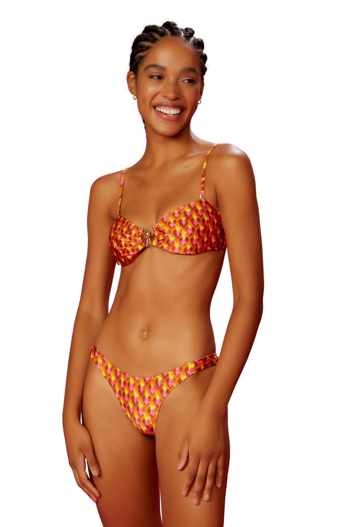 Model Front: Blueman Bikini Bottoms Bottom Ai-Meu-Coracao Asa-Delta