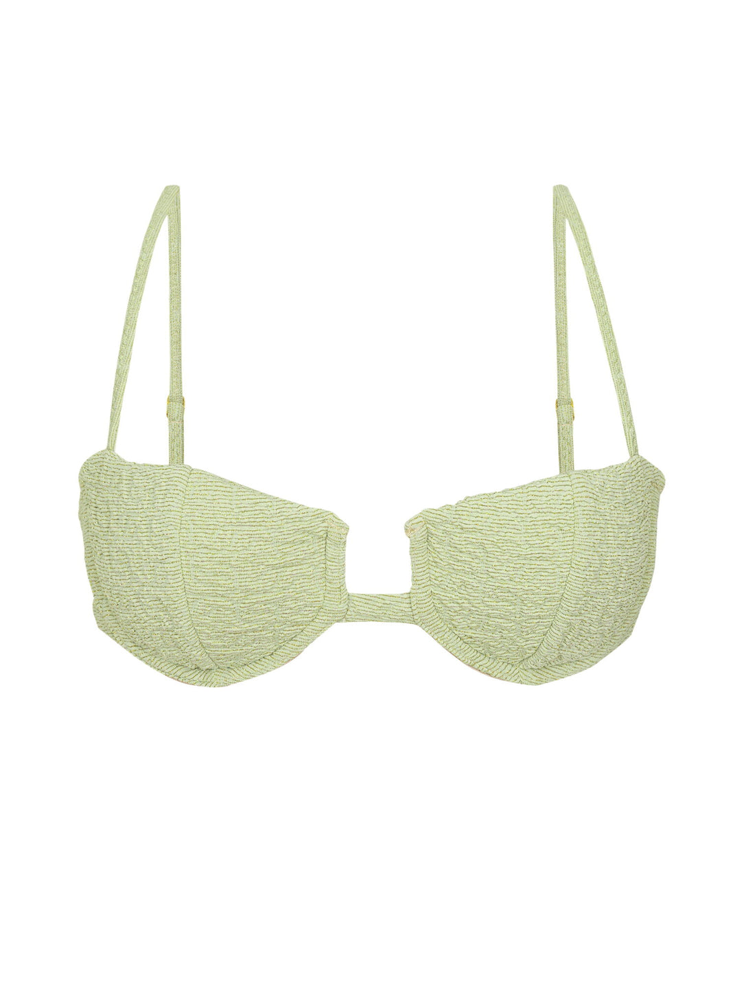 Product Front: Rio De Sol Bikini Tops Top Brisa-Pistache Juliette
