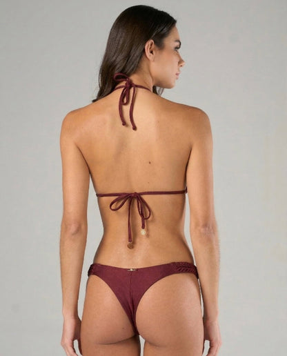 Model Back: Lua Morena Bikini Bottoms Bottom Acai Fio-Macrame