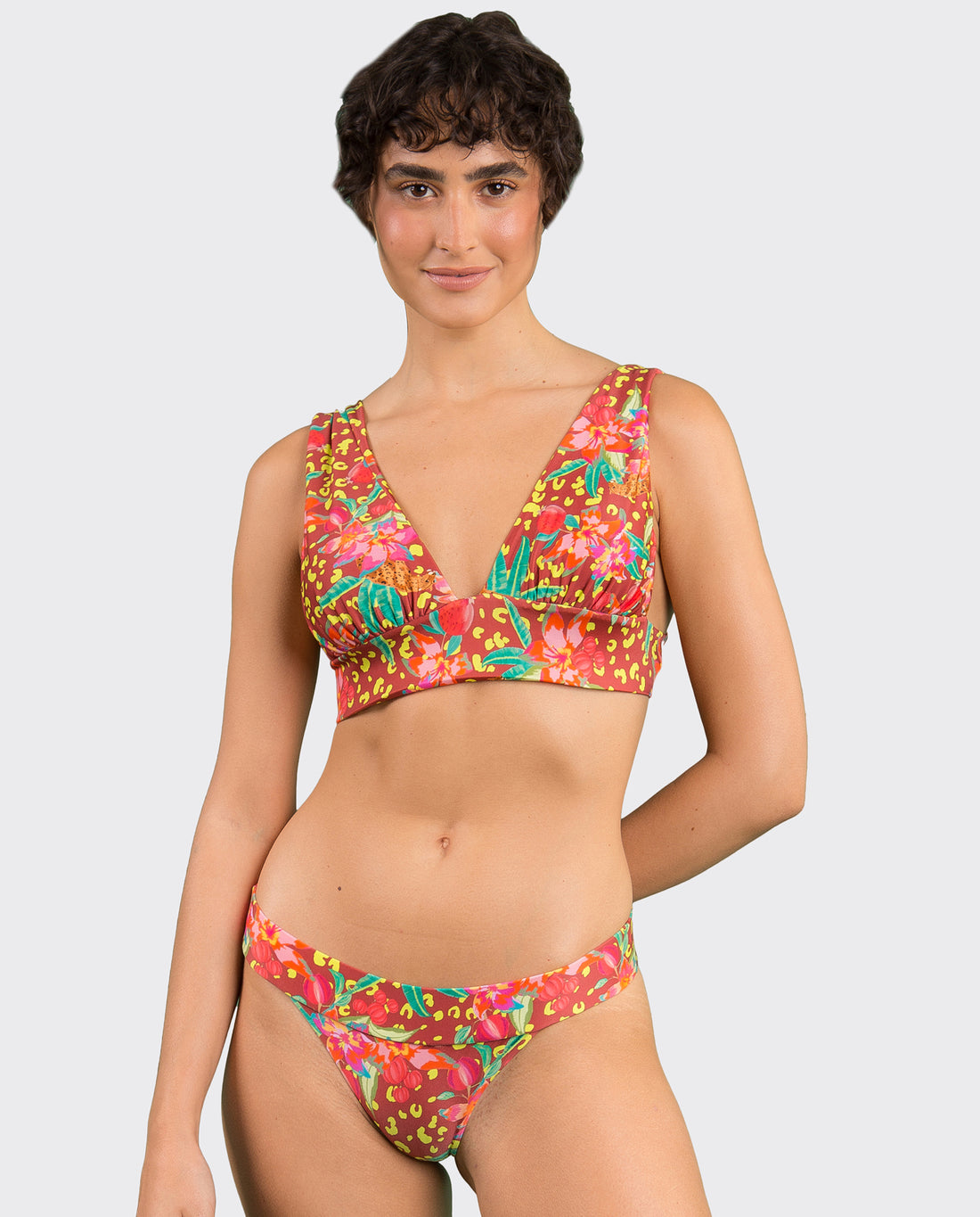 Gallery: Rio De Sol Two Piece Swimwear Set Tropics Halter-Marina Essential-Cos