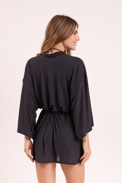 Image 08: Rio De Sol Kaftans And Kimonos Black Kimono