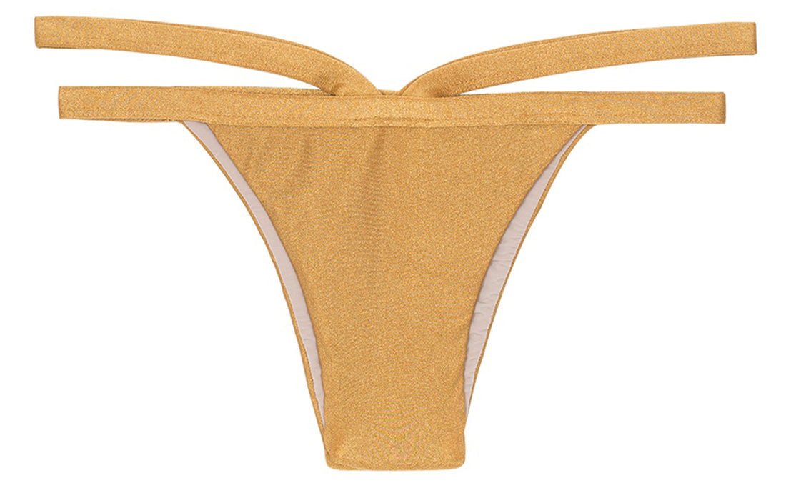 Product Front: Rio De Sol Bikini Bottoms Calcinha Gold Triangulo