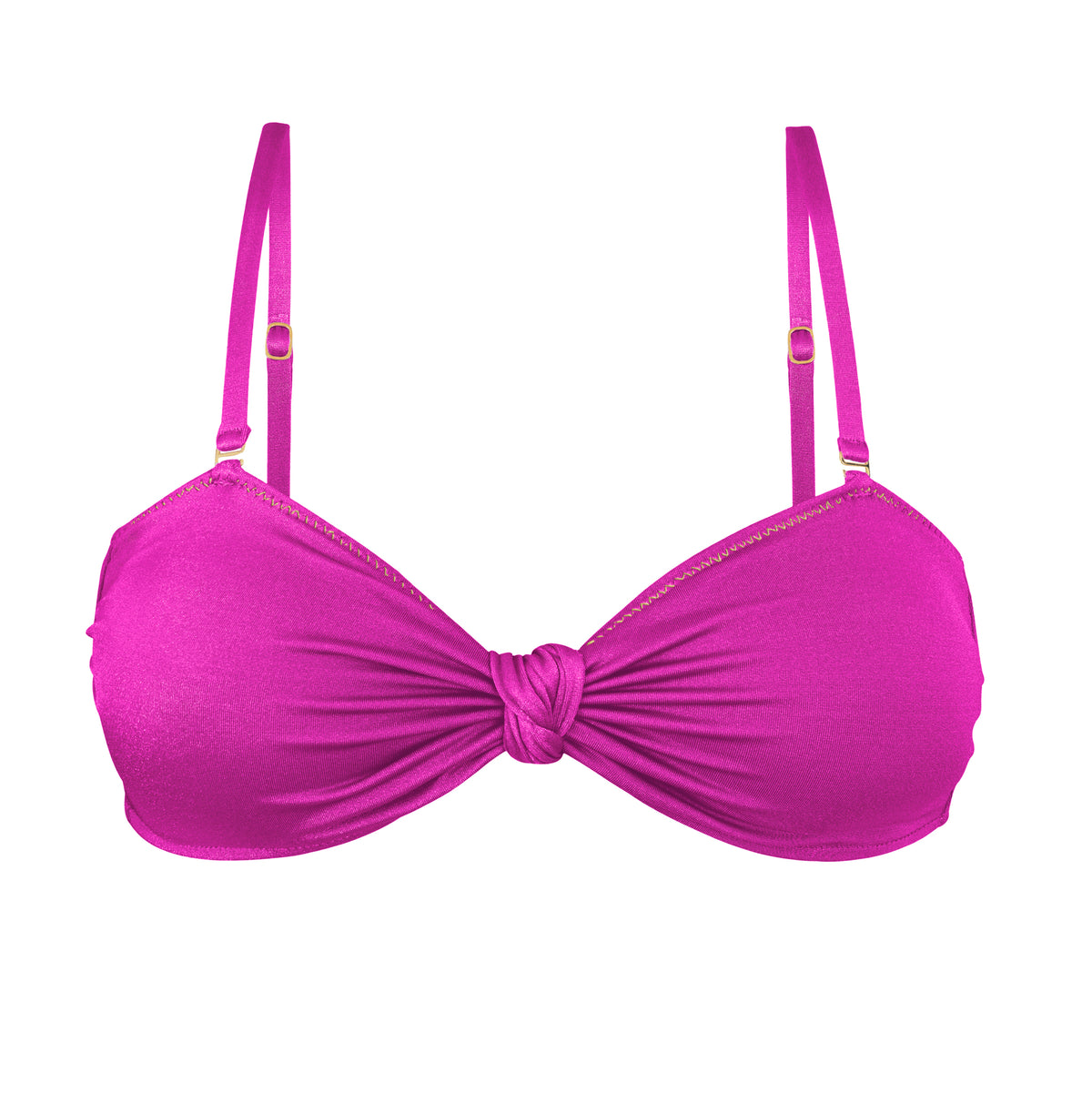 Product Front: Rio De Sol Bikini Tops Top Shimmer-Gaia Bandeau-Joy
