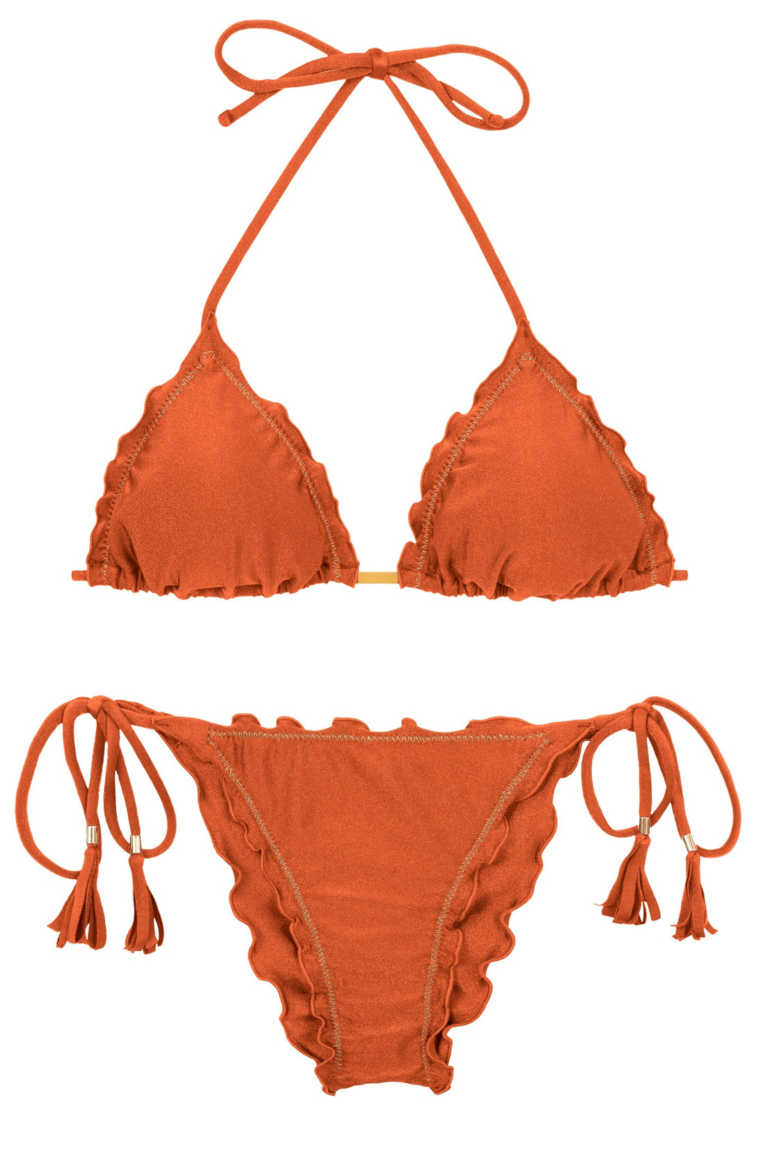 Product Front: Rio De Sol Two Piece Swimwear Set Paprica Frufru