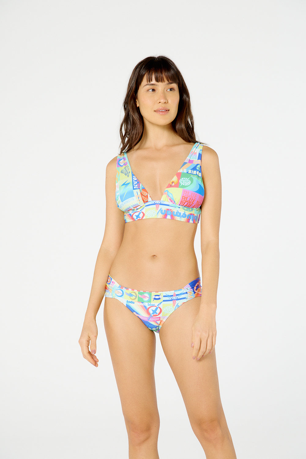 Model Front: Blueman Bikini Tops Top Sum New Pacifico 1972