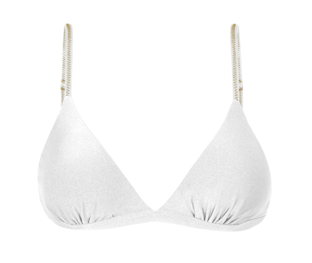 Product Front: Rio De Sol Bikini Tops Top Shimmer-White Tri-Fixo