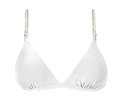 Product Front: Rio De Sol Bikini Tops Top Shimmer-White Tri-Fixo