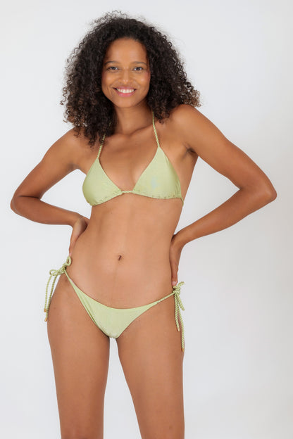 Model Front: Rio De Sol Bikini Bottoms Bottom Oliva Ibiza-Rope