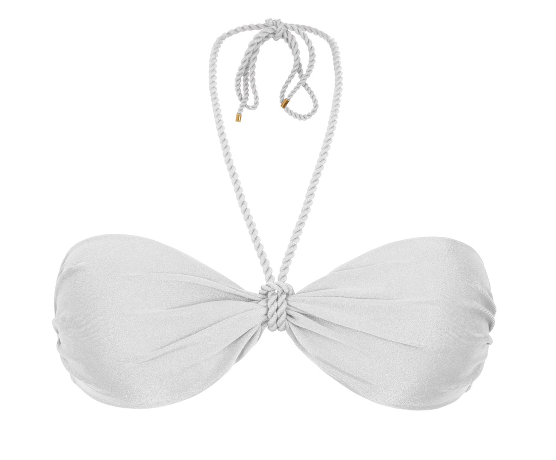 Product Front: Rio De Sol Bikini Tops Top Shimmer-White Twist