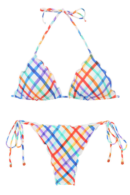 Product Front: Rio De Sol Two Piece Swimwear Set Square Frufru-Fio