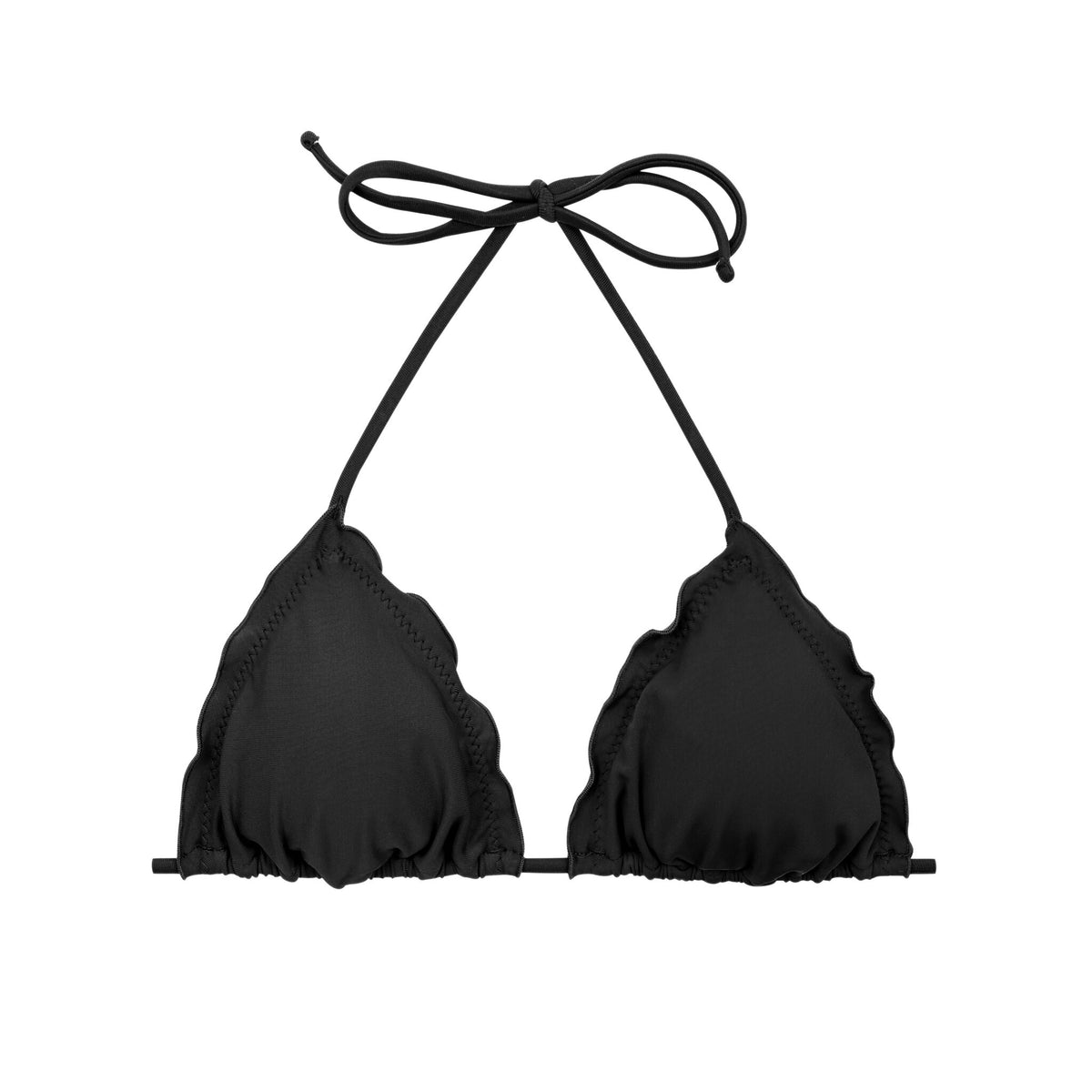 Product Front: Rio De Sol Bikini Tops Top Touch-Black Frufru
