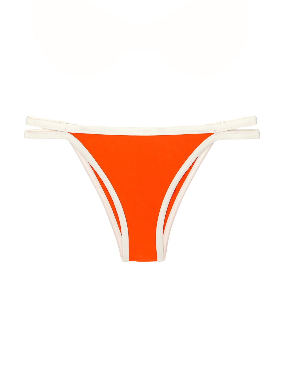 Product Front: Rio De Sol Bikini Bottoms Bottom Bold-Orange Duo-Vies