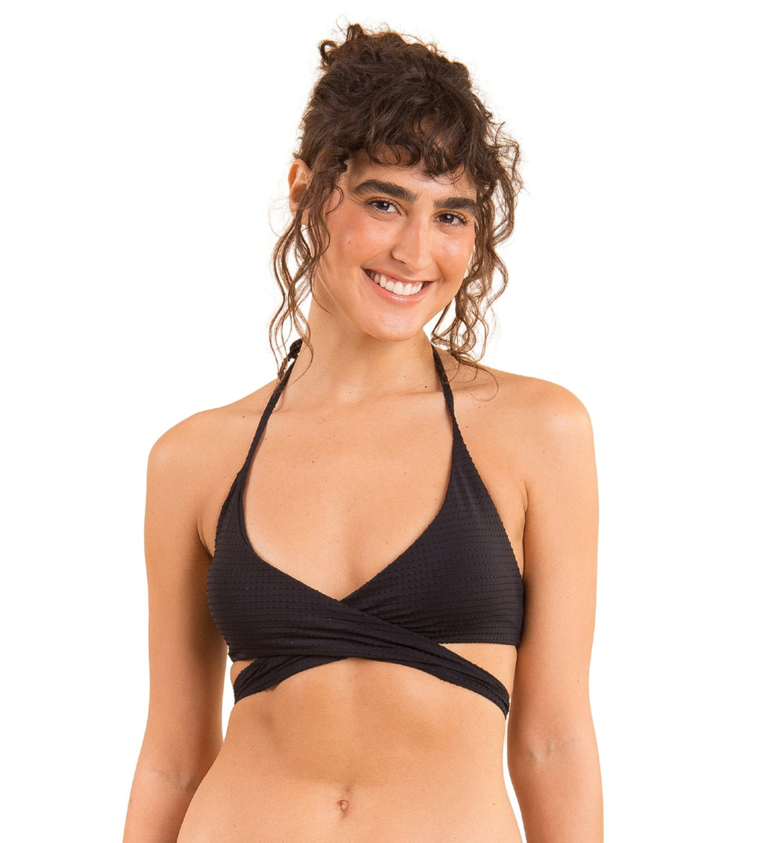 Gallery: Rio De Sol Bikini Tops Top Dots-Black Kate