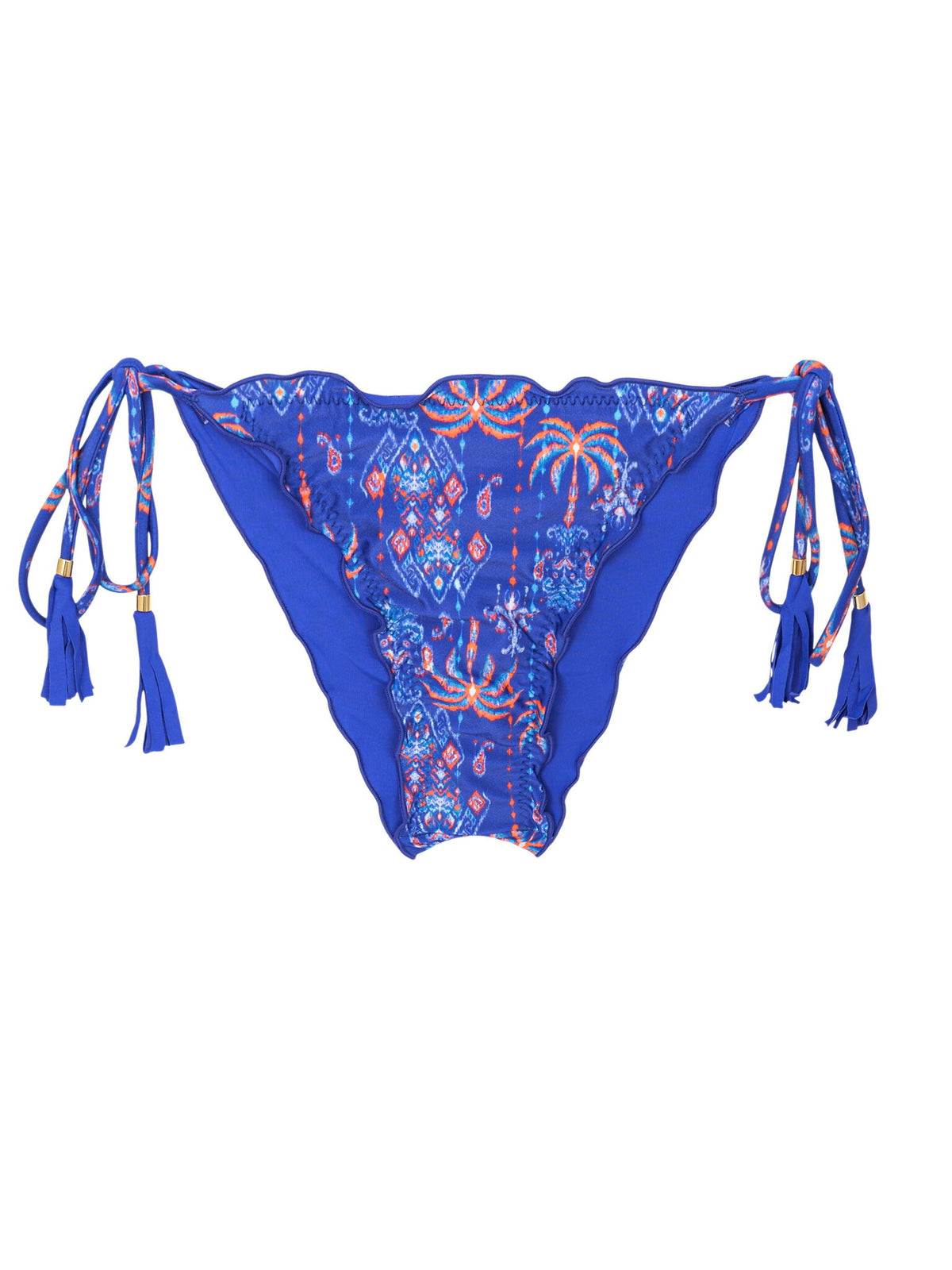 Product Front: Rio De Sol Bikini Bottoms Bottom Ikat-Blue Frufru