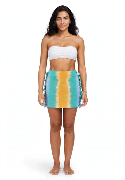 Model Front: La Playa Bikini Bottoms Bottom Cropped Paradise