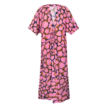 Product Front: Rio De Sol Maxi Dresses Amore-Pink Long Dress