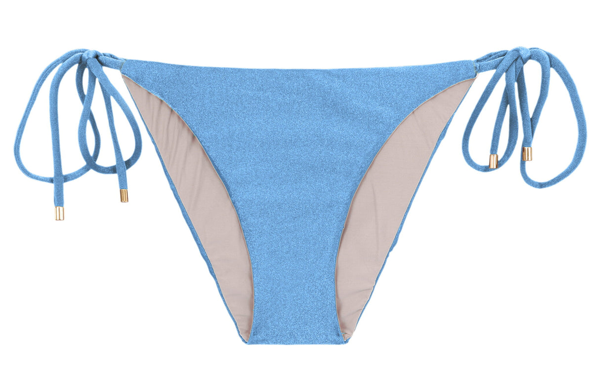 Product Front: Rio De Sol Bikini Bottoms Bottom Shimmer-Baltic-Sea Ibiza-Comfy