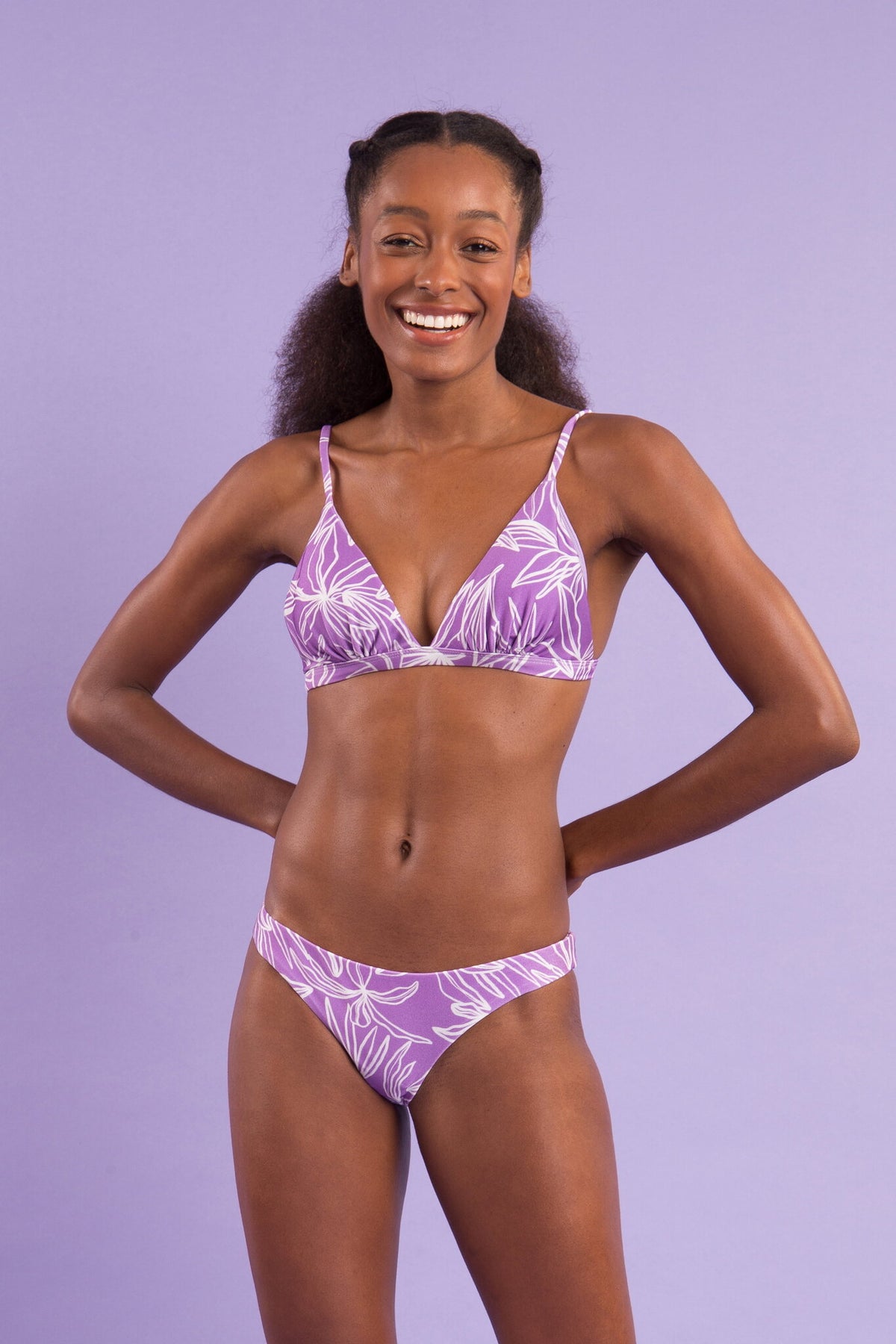 Image 08: Rio De Sol Bikini Tops Top Trail-Purple Tri-Fixo