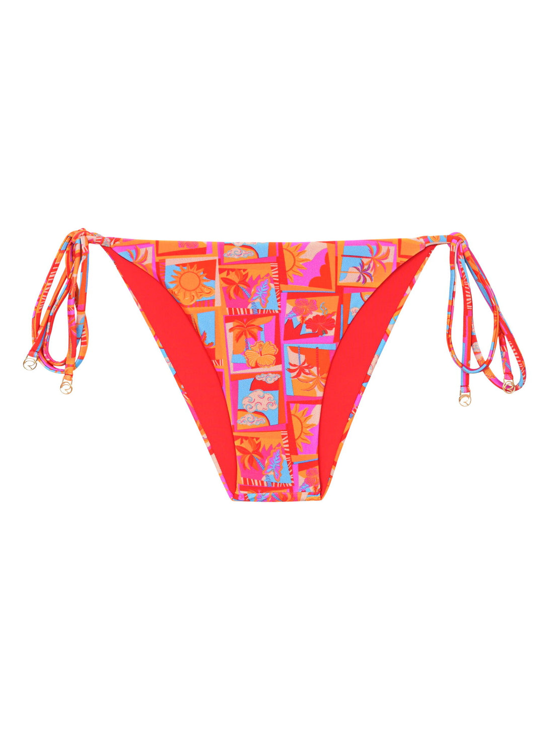 Product Front: Rio De Sol Bikini Bottoms Bottom Rio-Pop Lacinho