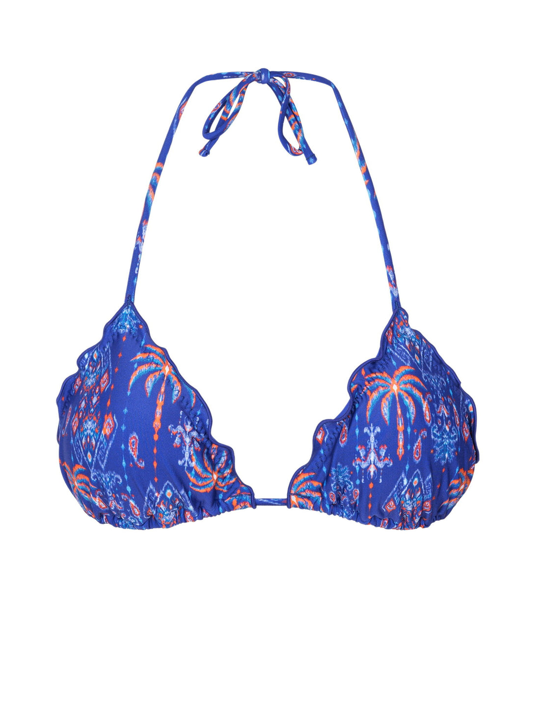 Product Front: Rio De Sol Bikini Tops Top Ikat-Blue Frufru