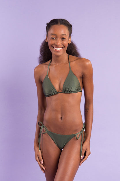 Image 10: Rio De Sol Two Piece Swimwear Set Croco Tri-Inv Cheeky-Tie
