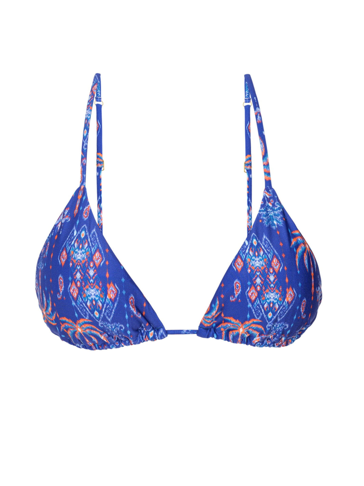 Product Front: Rio De Sol Bikini Tops Top Ikat-Blue Lia