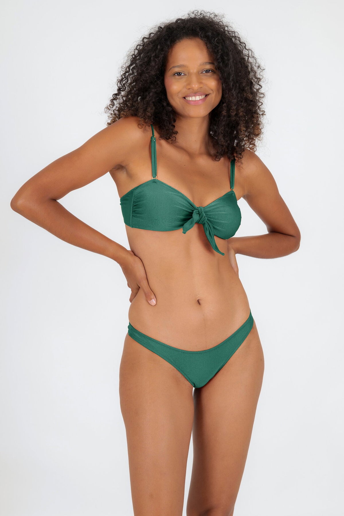Model Front: Rio De Sol Bikini Tops Top Palace Bandeau-No