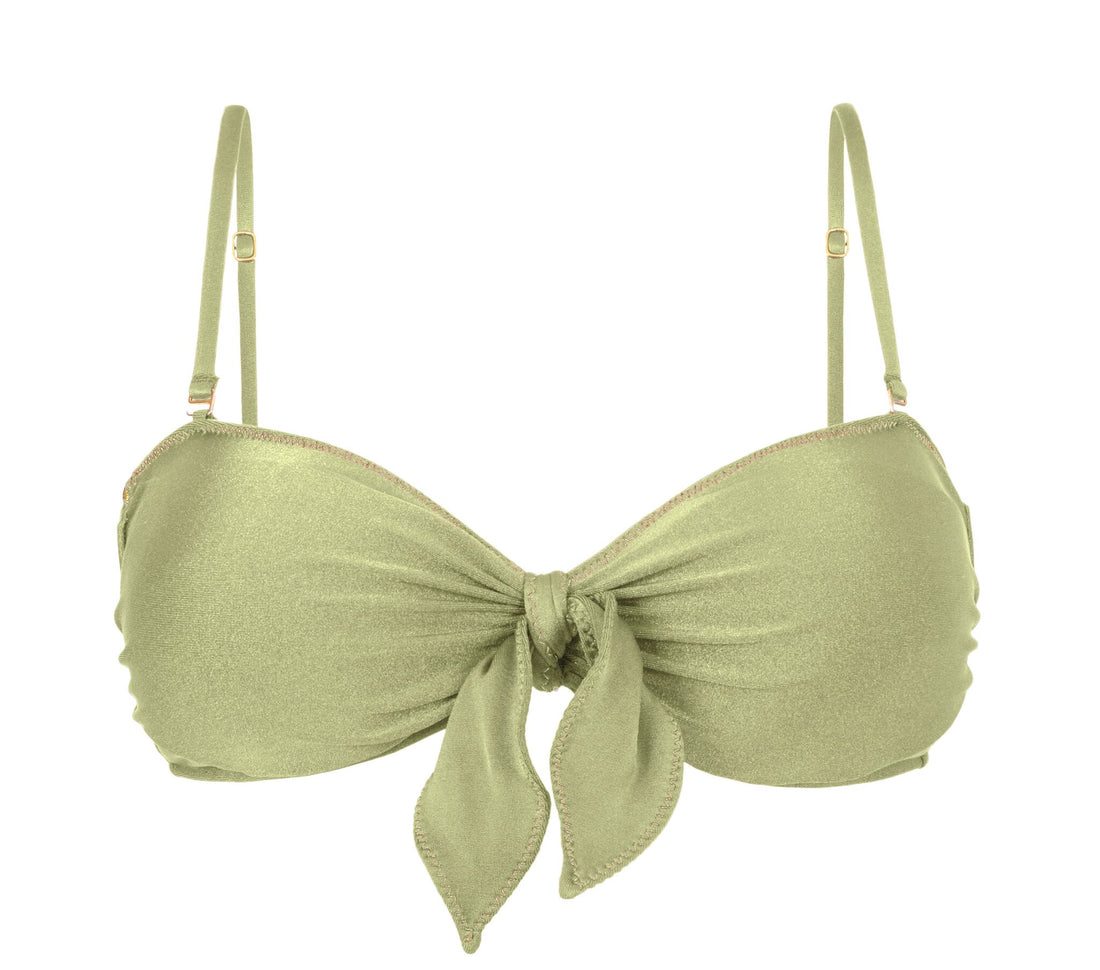 Product Front: Rio De Sol Bikini Tops Top Oliva Bandeau-No