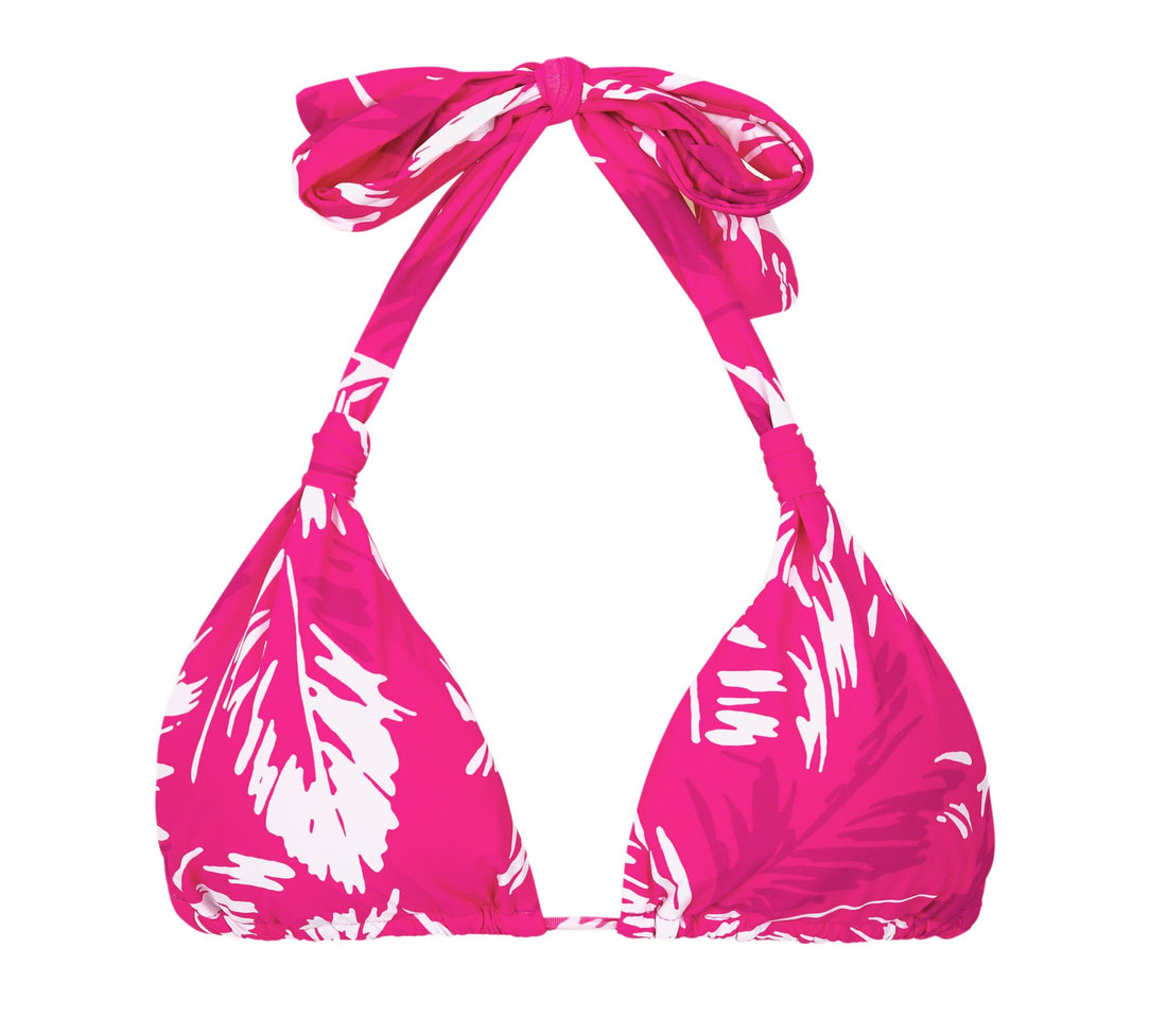 Product Front: Rio De Sol Bikini Tops Top Pink-Palms Mel