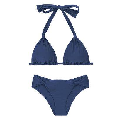 Product Front: Rio De Sol Two Piece Swimwear Set Navy Mel