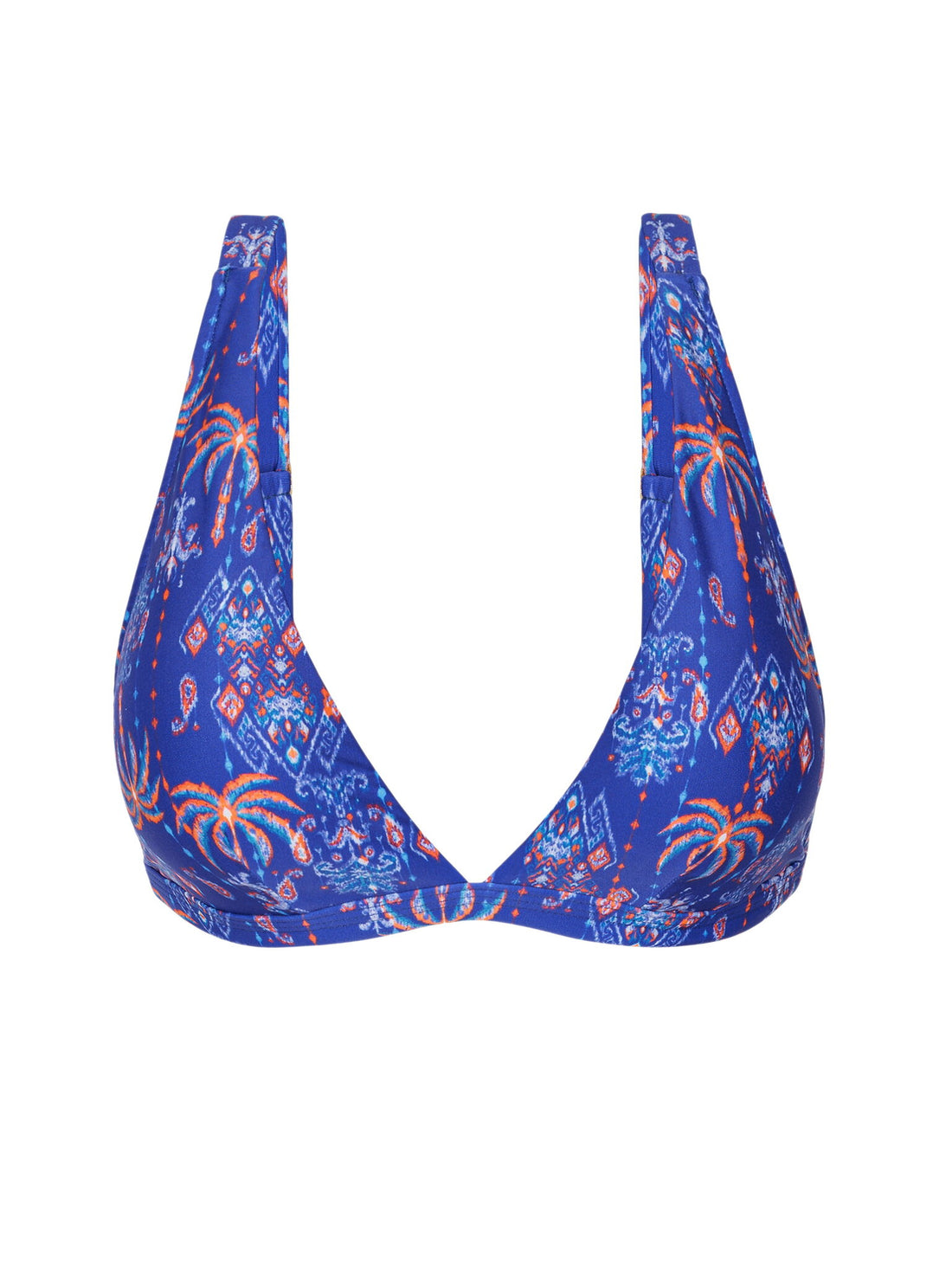 Product Front: Rio De Sol Bikini Tops Top Ikat-Blue Alba