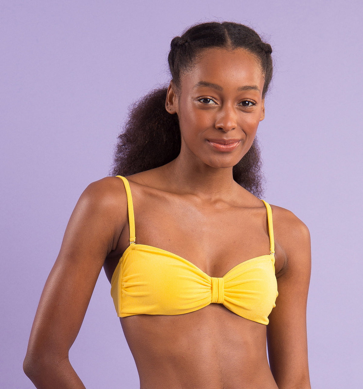 Image 09: Rio De Sol Bikini Tops Top Malibu-Yellow Bandeau-Duo