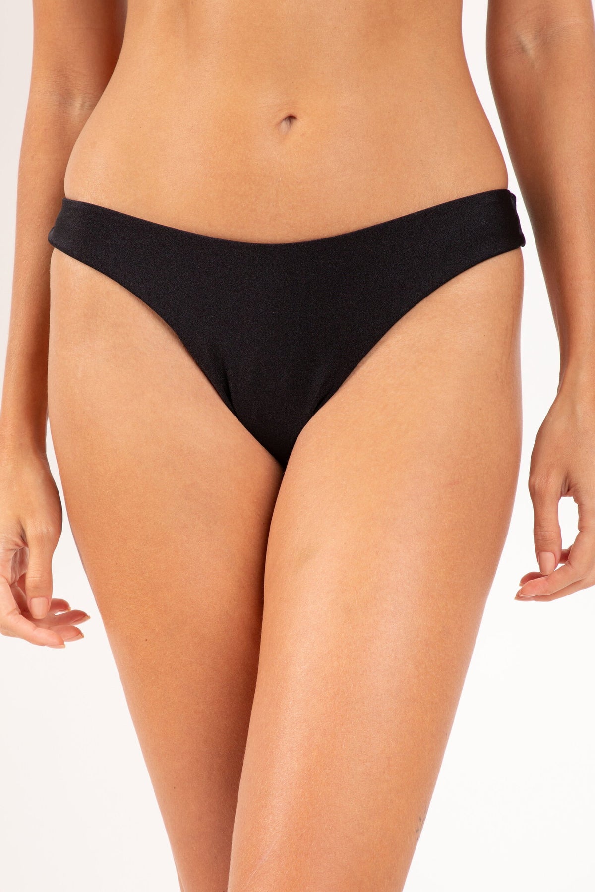 Gallery: Rio De Sol Bikini Bottoms Bottom Shimmer-Black Nara