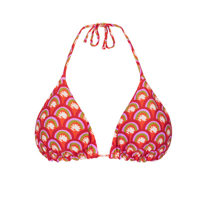Product Front: Rio De Sol Bikini Tops Top Floral-Scales Tri-Inv