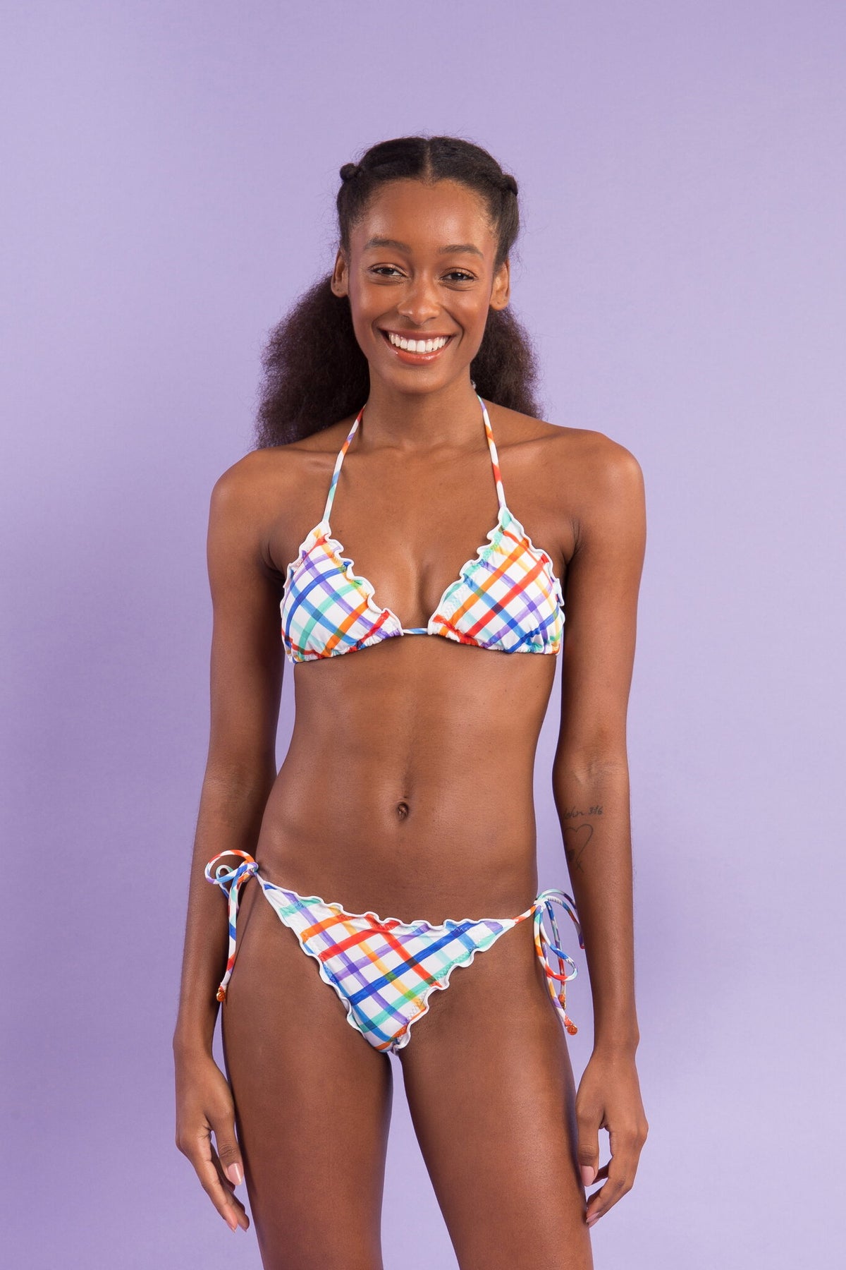 Image 12: Rio De Sol Bikini Bottoms Bottom Square Frufru-Comfy