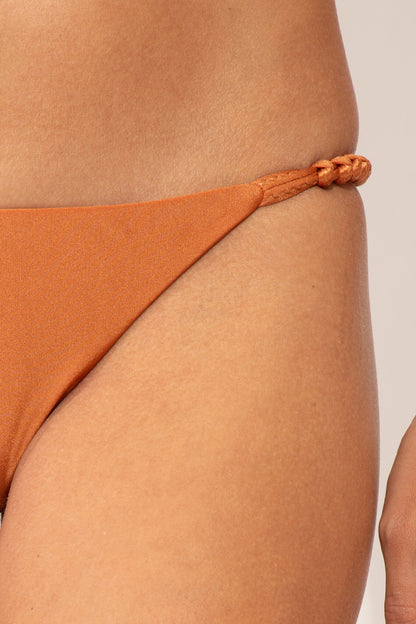Image 06: Rio De Sol Bikini Bottoms Bottom Shimmer-Nocciola Cheeky-Noa