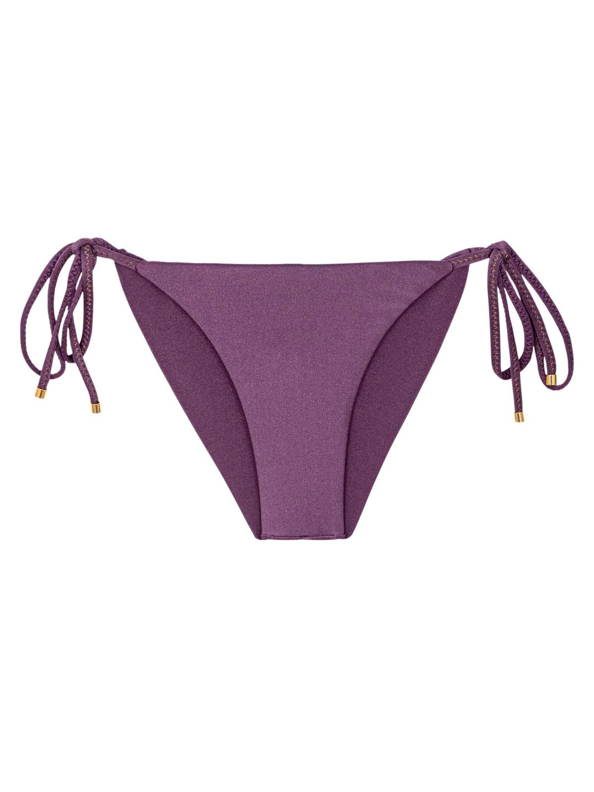Product Front: Rio De Sol Bikini Bottoms Bottom Shimmer-Figo Cheeky-Tie-Gold