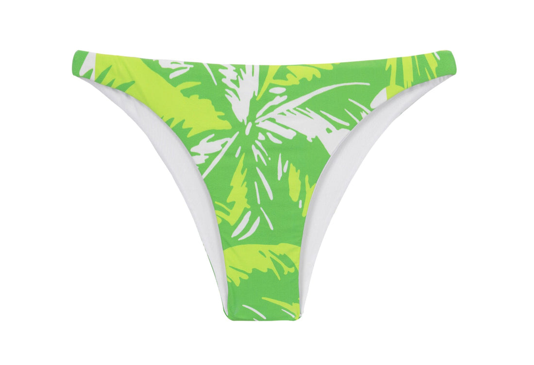 Product Front: Rio De Sol Bikini Bottoms Bottom Green-Palms Leblon